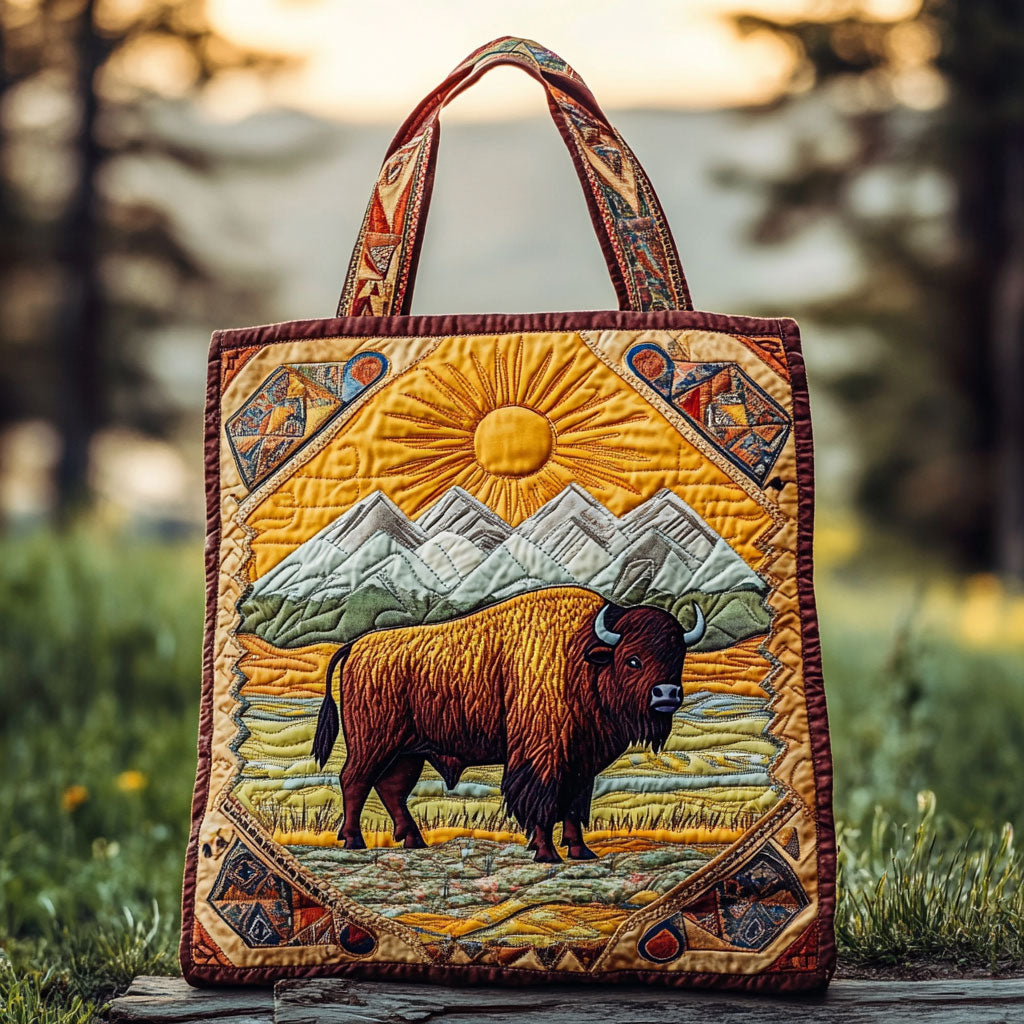 Spirit Bison WN2409060CL Quilted Tote Bag