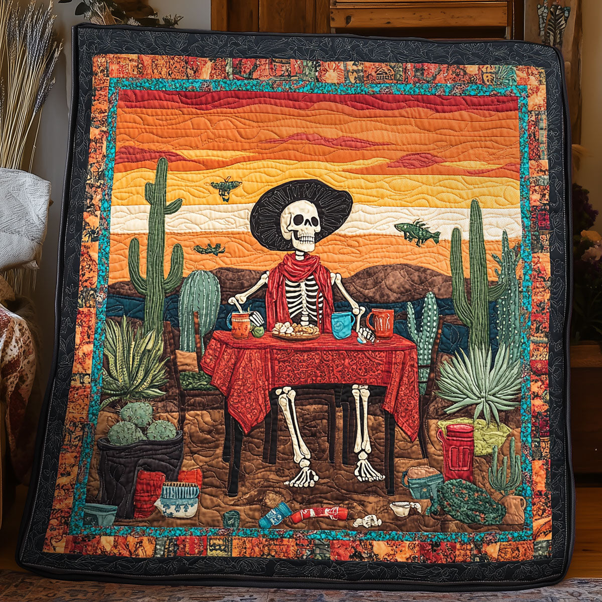 Skull Cowboy WX3105061CL Quilt