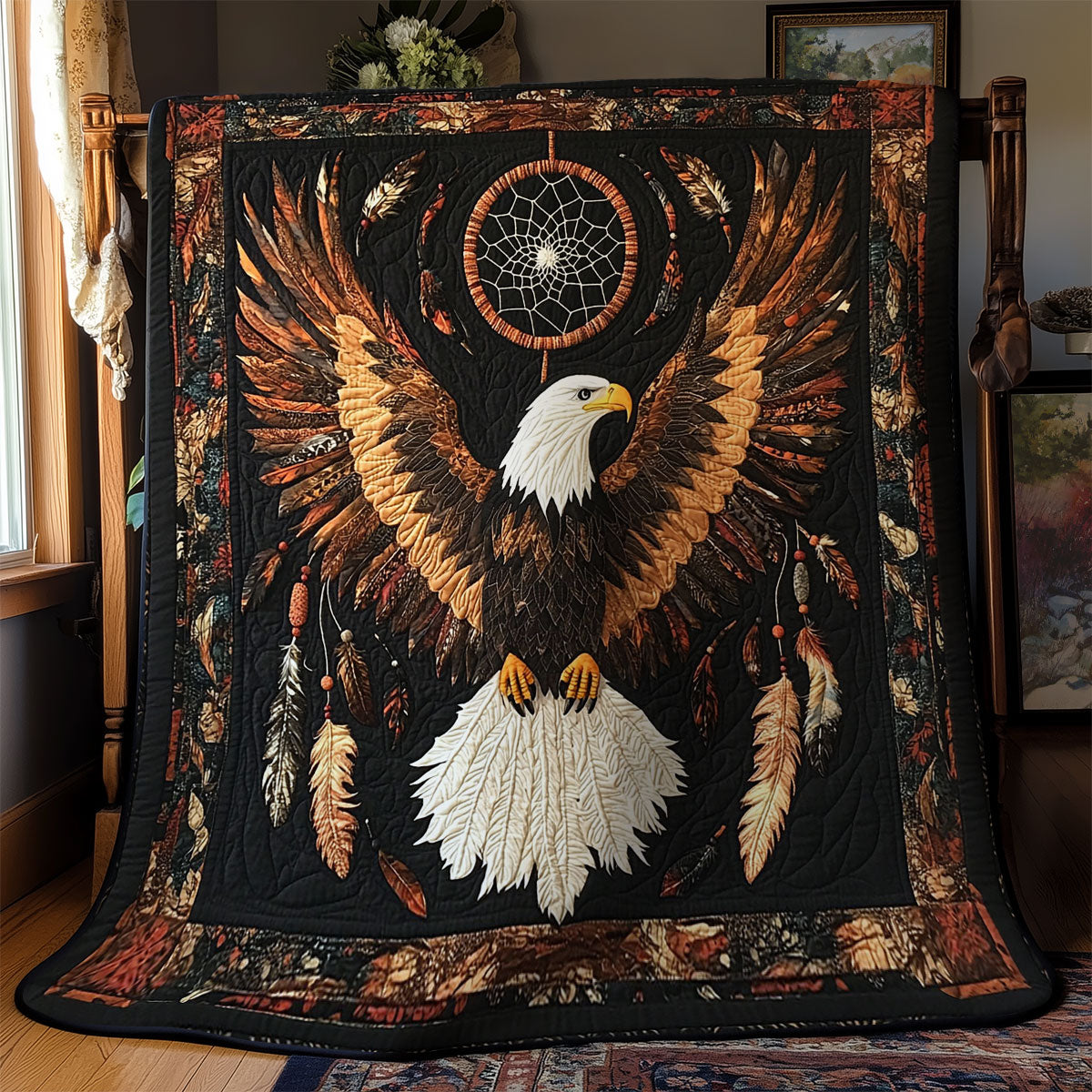 Dreamcatcher And Glorious Eagle WY2102022CL Quilt