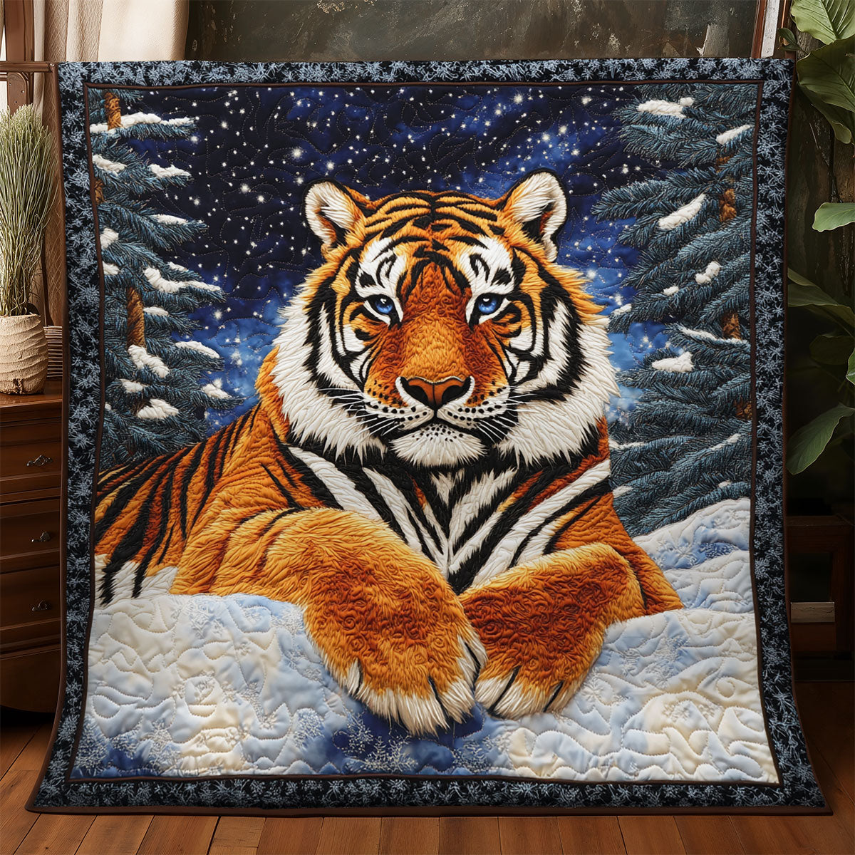 Tiger Winter WX0406053CL Quilt
