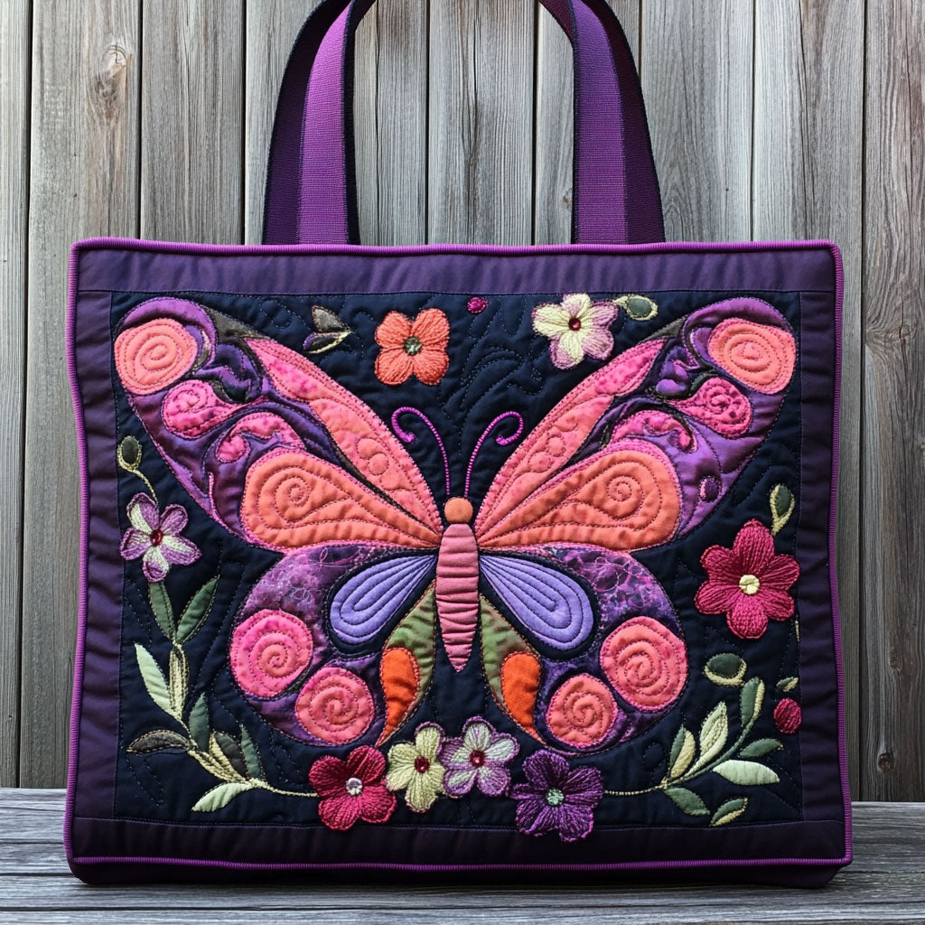Mystic Butterfly CP2509016CL Quilted Tote Bag