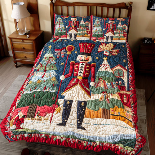 Nutcracker Soldier Happy WX0312043CL Duvet Cover Set