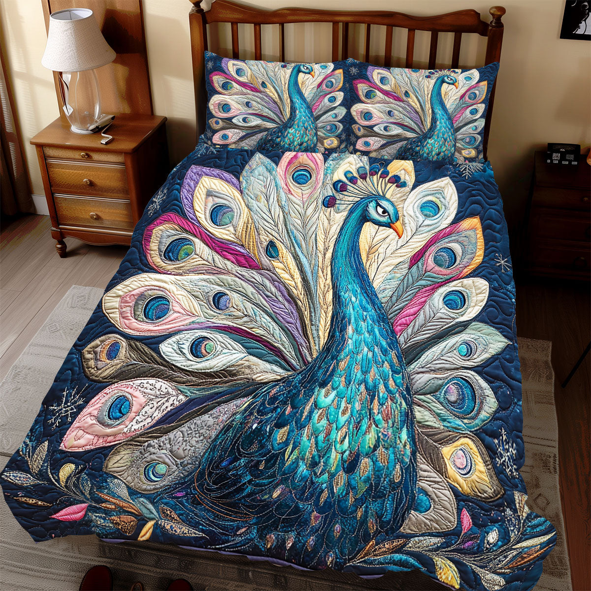 Majestic Peacock WX1712063CL Duvet Cover Set