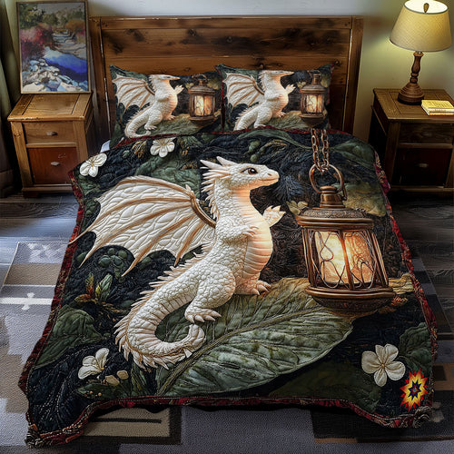Dragon In Night Forest WY1312043CL Duvet Cover Set