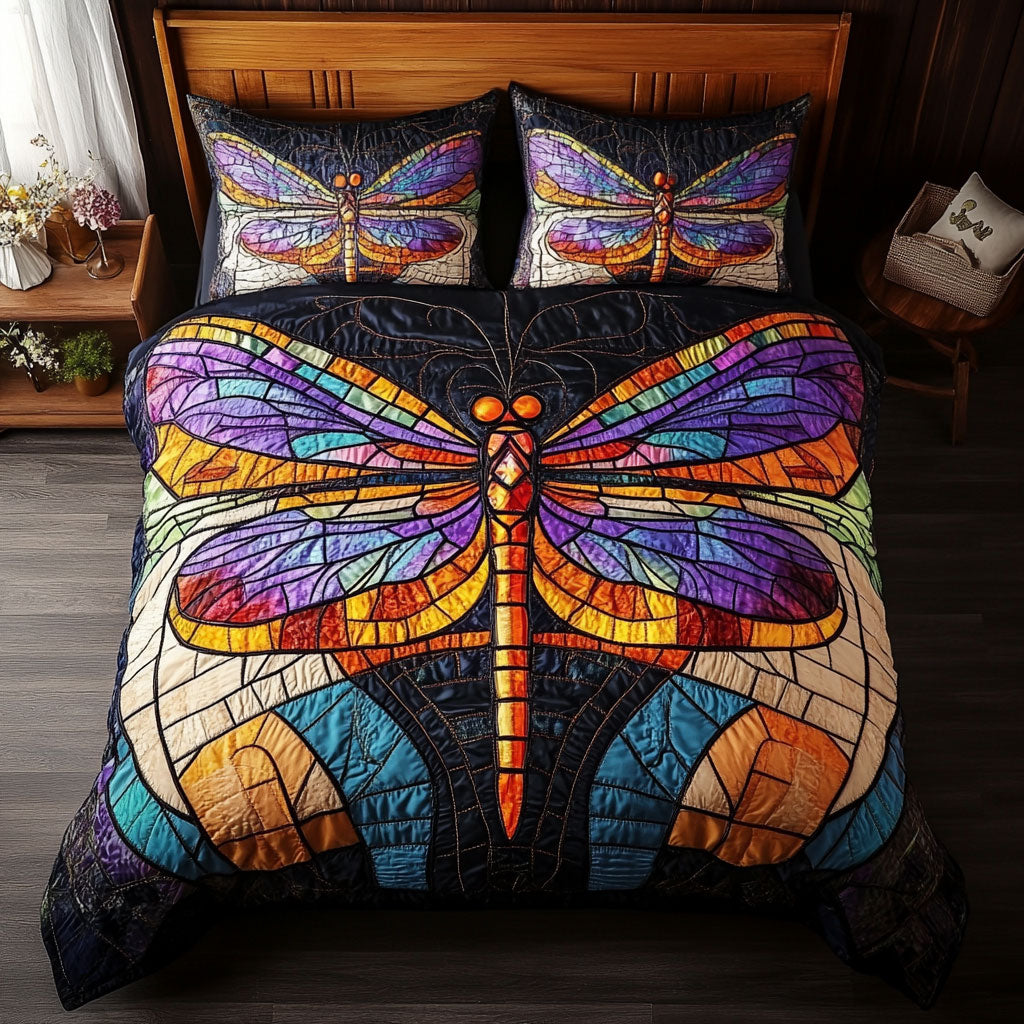 Magic Colorful Dragonfly WY2502037CL Duvet Cover Set