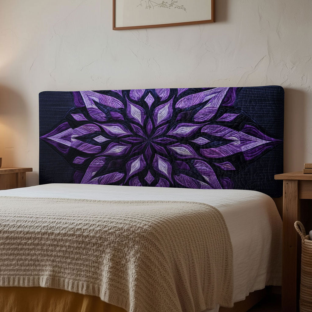 Enigma Flower WN2012024CL Quilted Headboard Slipcover