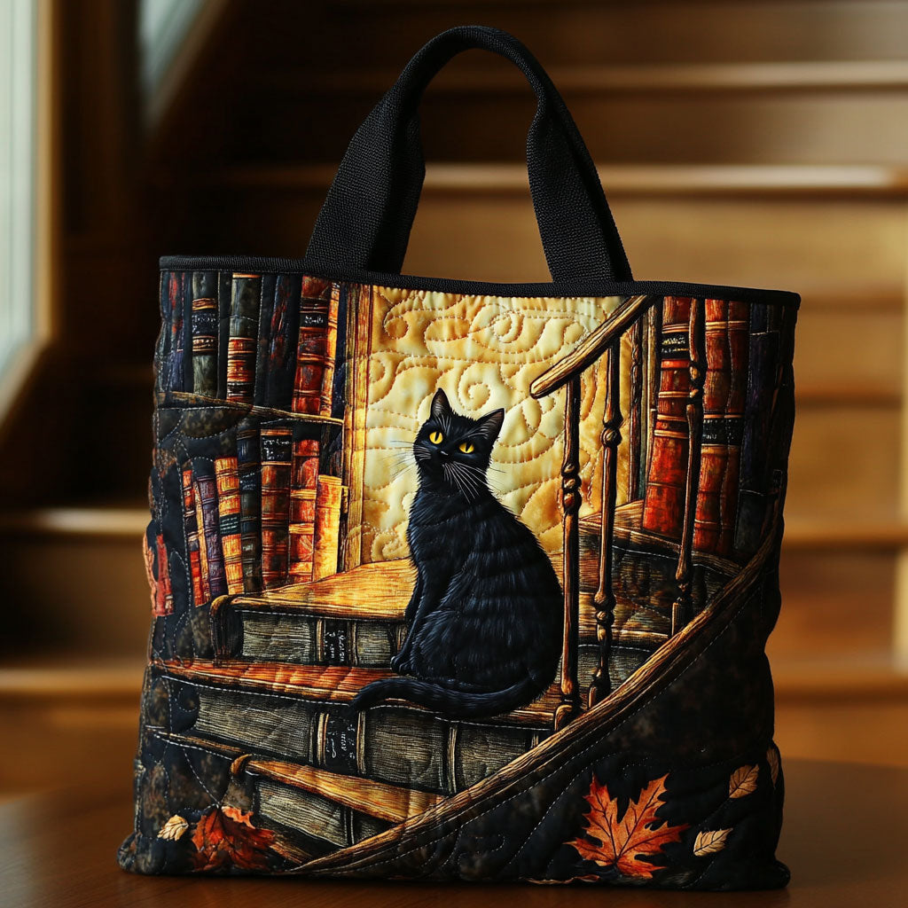 Cat Enchanted Light CW0310001CL Quilted Tote Bag