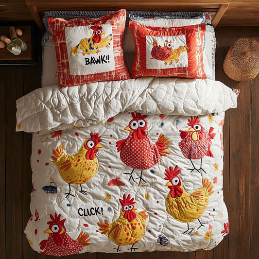 Funny Chickens CQ0606005CL Duvet Cover Set