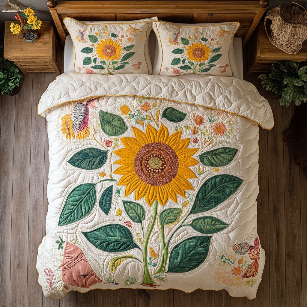 Sunshine Garden WY2406056CL Duvet Cover Set