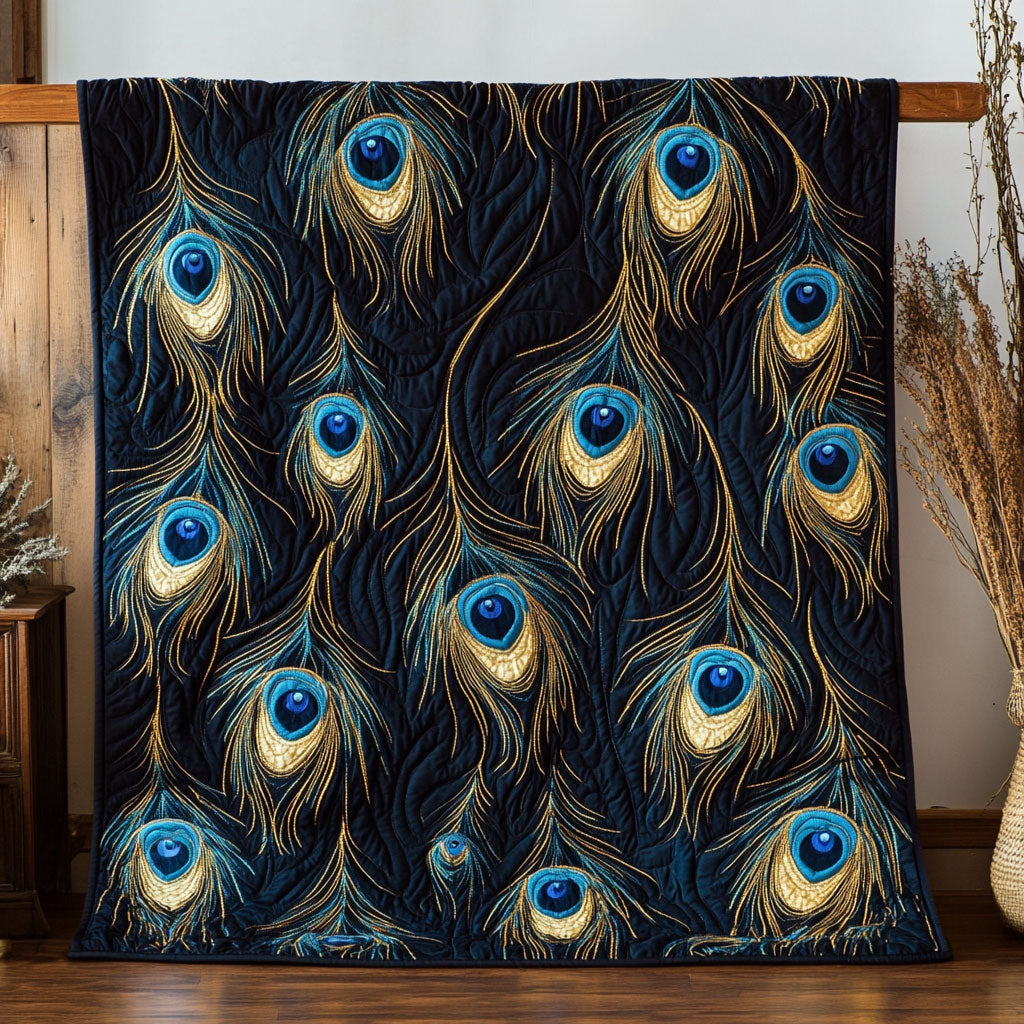 Peacock Feathers CW1905249CL Quilt