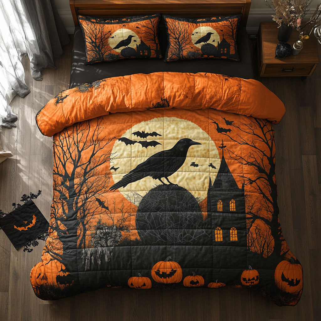 Spooky Crow Moon WY150803043CL Duvet Cover Set