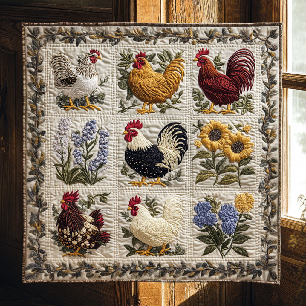 Morning Dew Chicken WN2108083CL Quilt