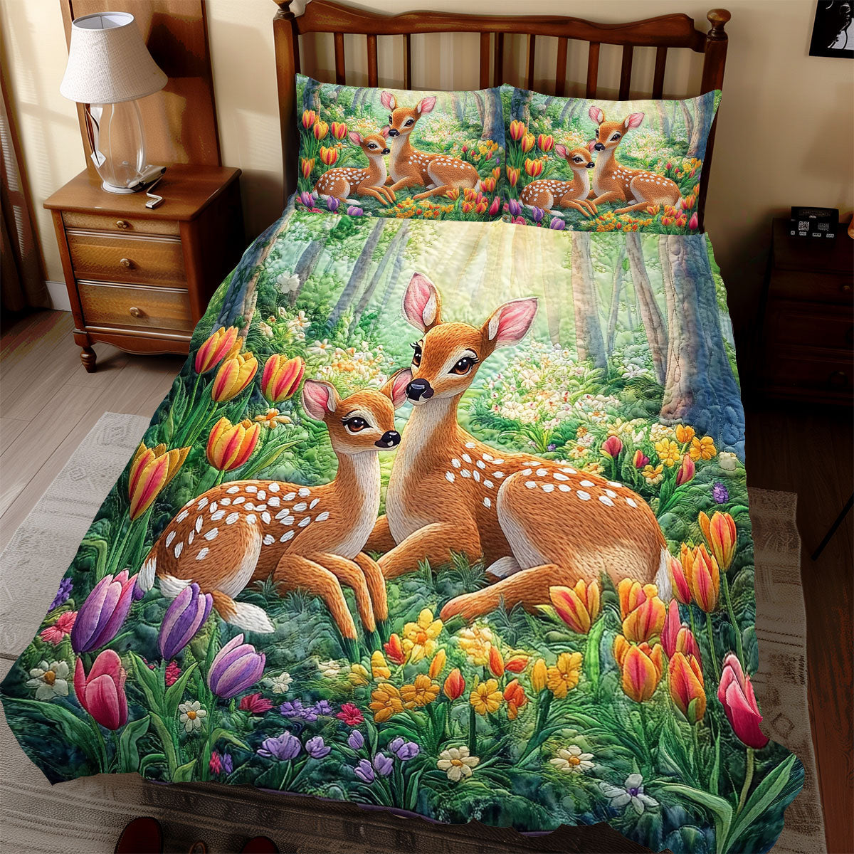 Cute Deer WX1012039CL Duvet Cover Set
