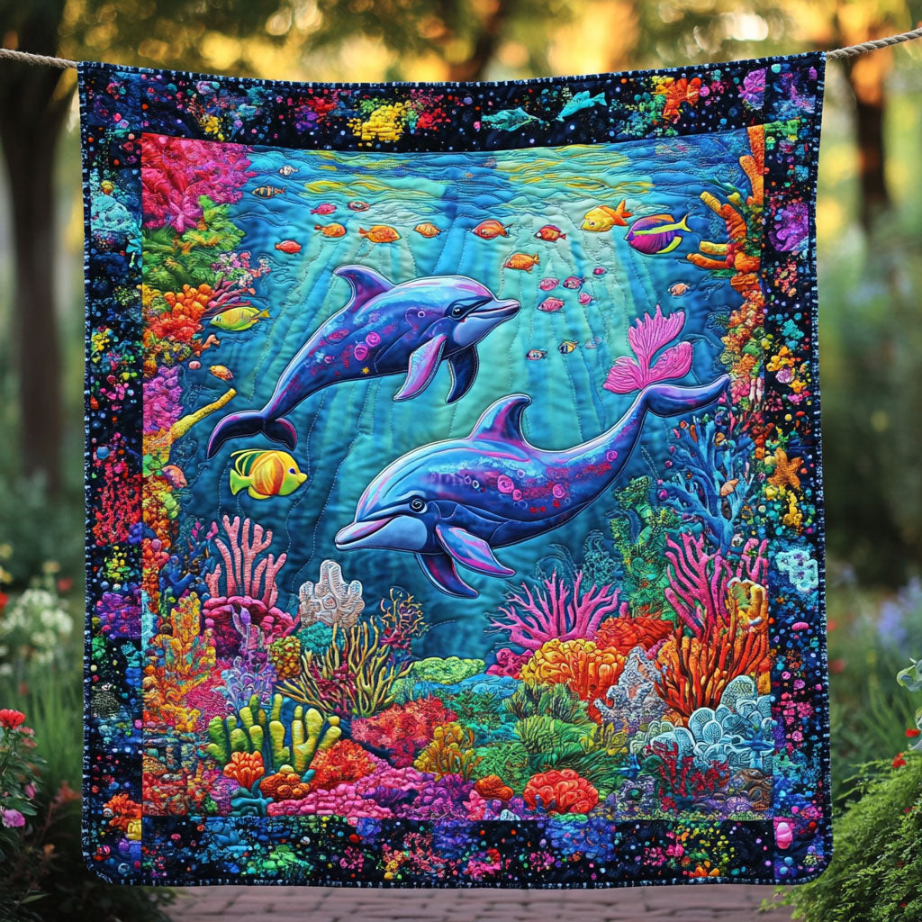 Dolphin Sea WT1501007CL Quilt