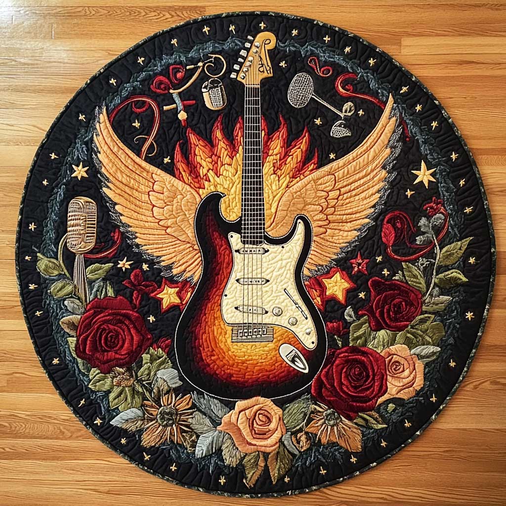 Guitar Soul WN2204026CL Quilted Round Mat