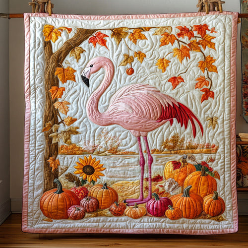 A Fall Flamingo WY2208100CL Quilt