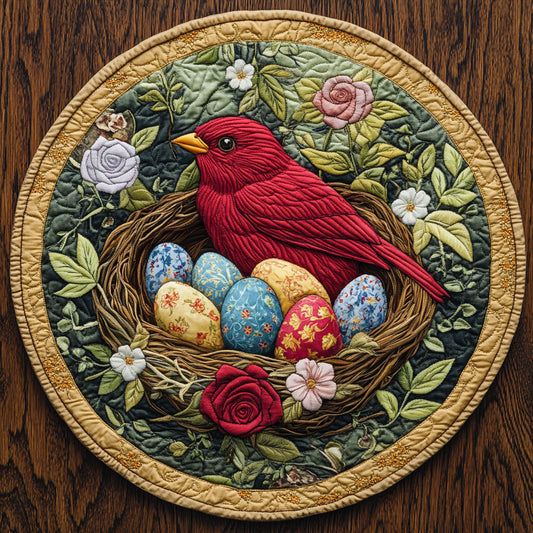 Nurtured and Nested CM2105018CL Quilted Round Mat