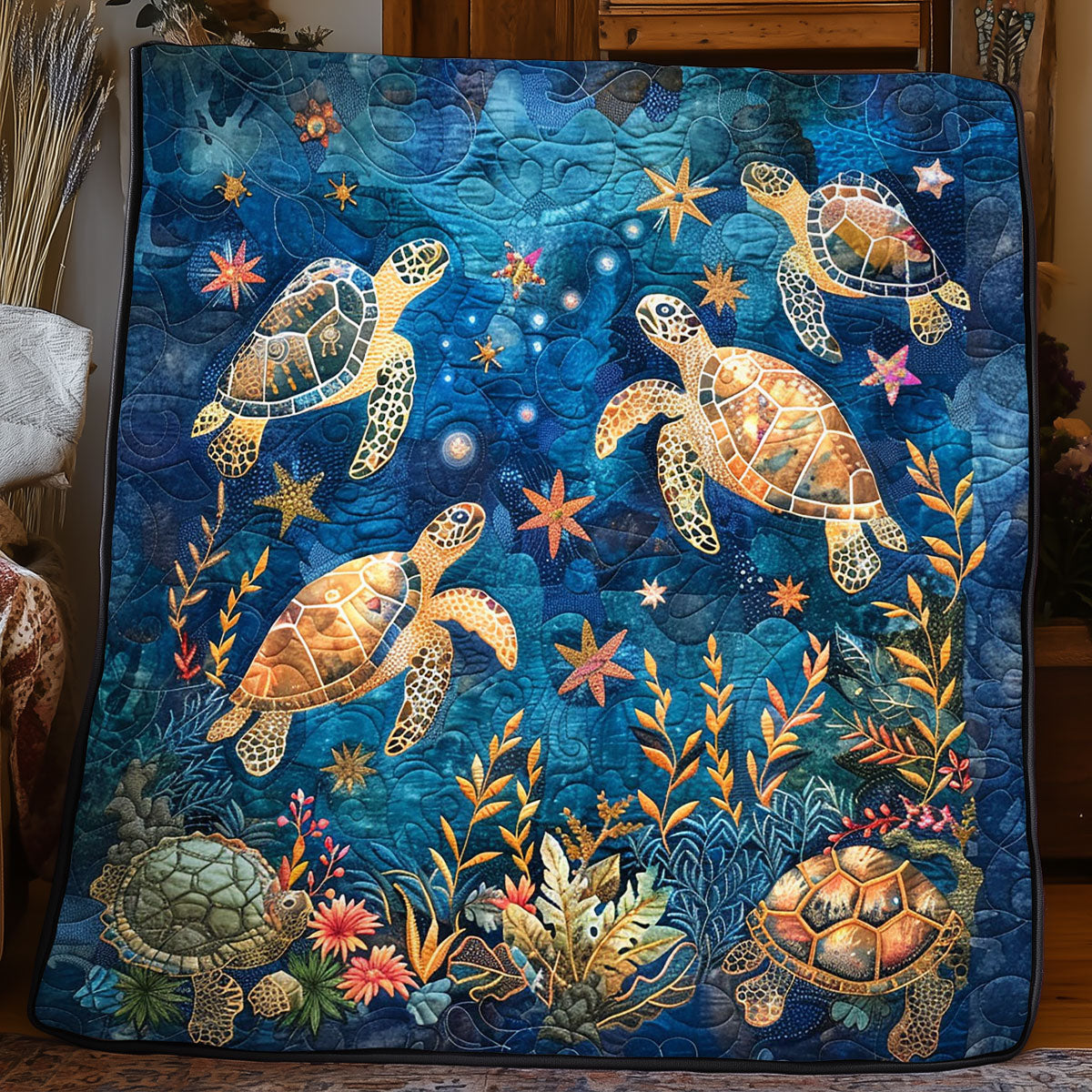 Sea Turtle WJ2104012CL Quilt