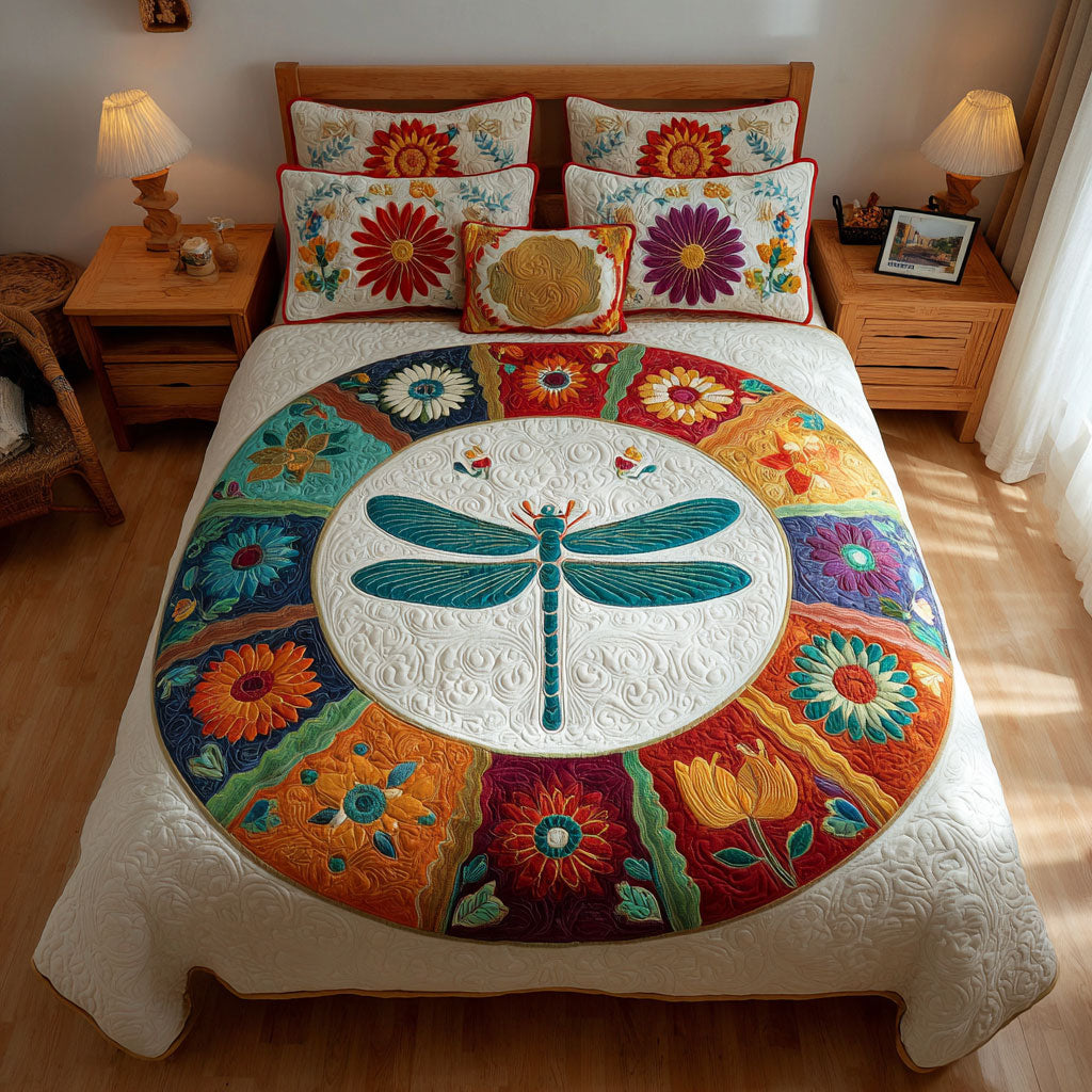 Dragonfly Circle CW2108016CL Duvet Cover Set