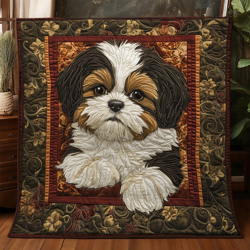 Adorable Shih Tzu WX3105002CL Quilt