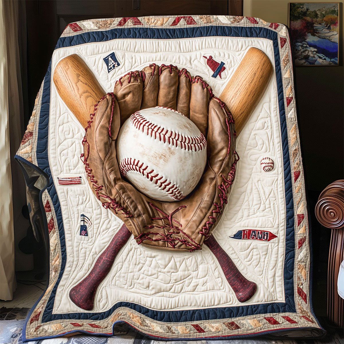 Passion For Baseball CQ1306014CL Quilt