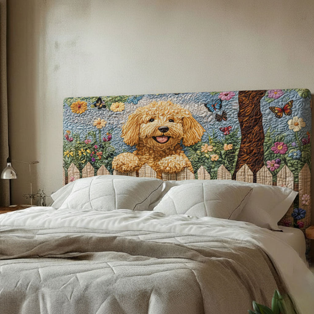 Flower Dog WJ0912002CL Quilted Headboard Slipcover