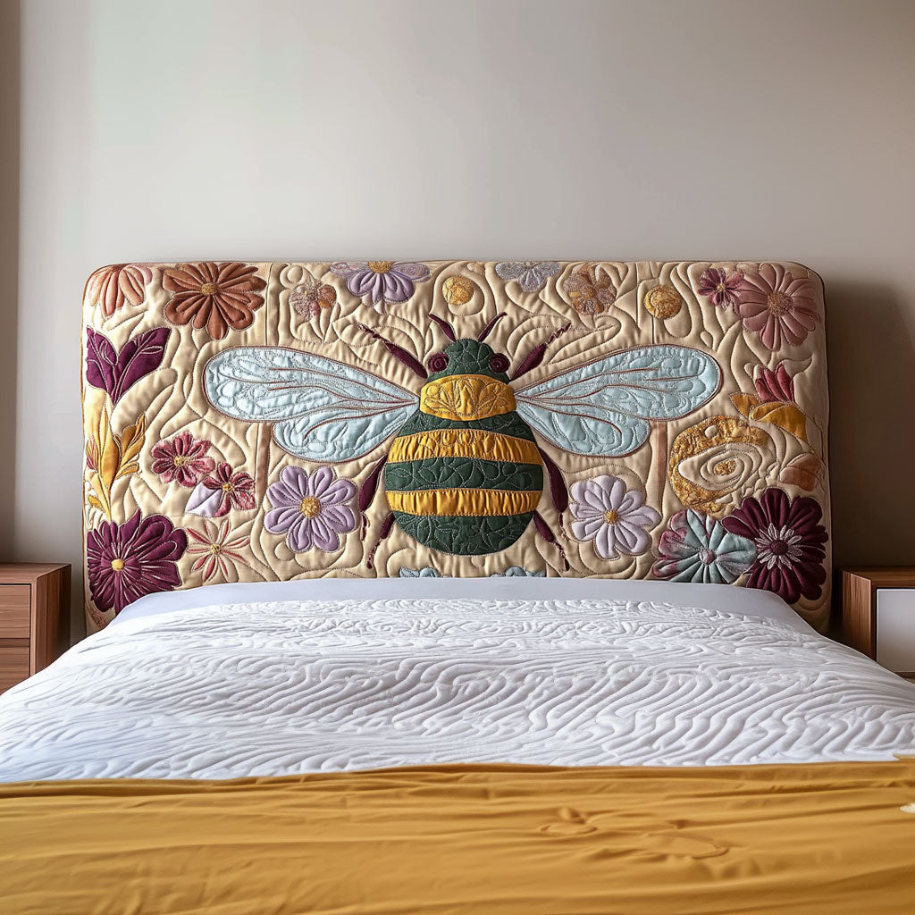 Blooming Bee QA2412010CL Quilted Headboard Slipcover