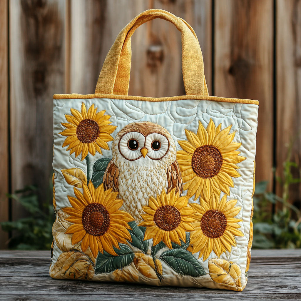 Sunny Owl CP0110082CL Quilted Tote Bag