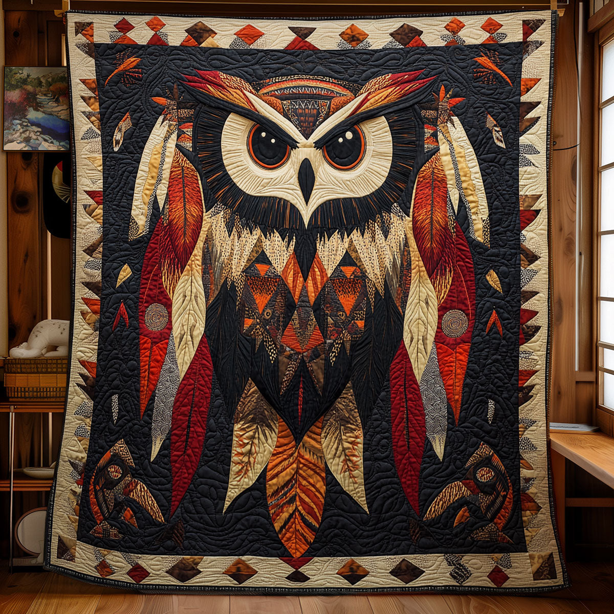Sacred Owl Spirit WX0307072CL Quilt