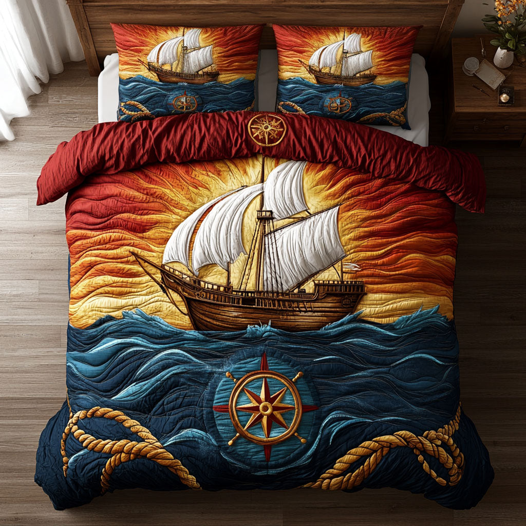 Sunset Sails CP0609102CL Duvet Cover Set