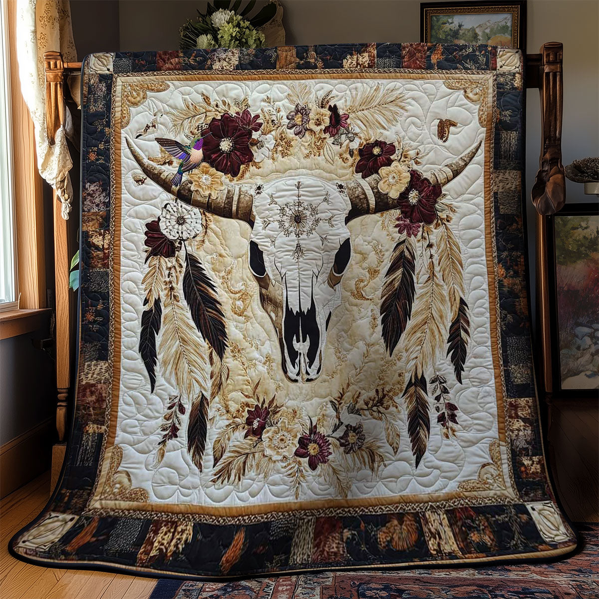 Cow Skull Dreams WN0412080CL Quilt