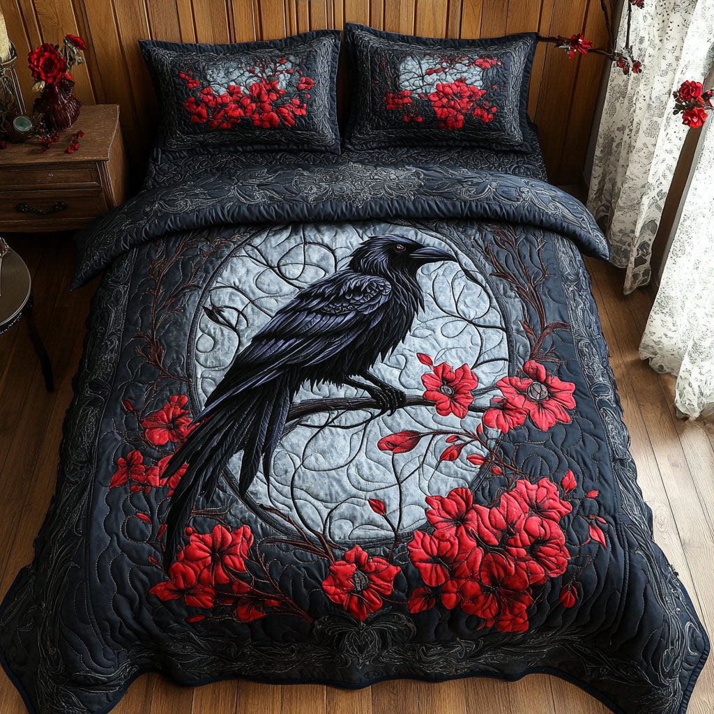 Crimson Raven CW0307023CL Duvet Cover Set