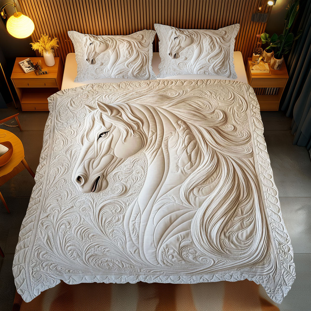 White Horse WJ1812050CL Duvet Cover Set