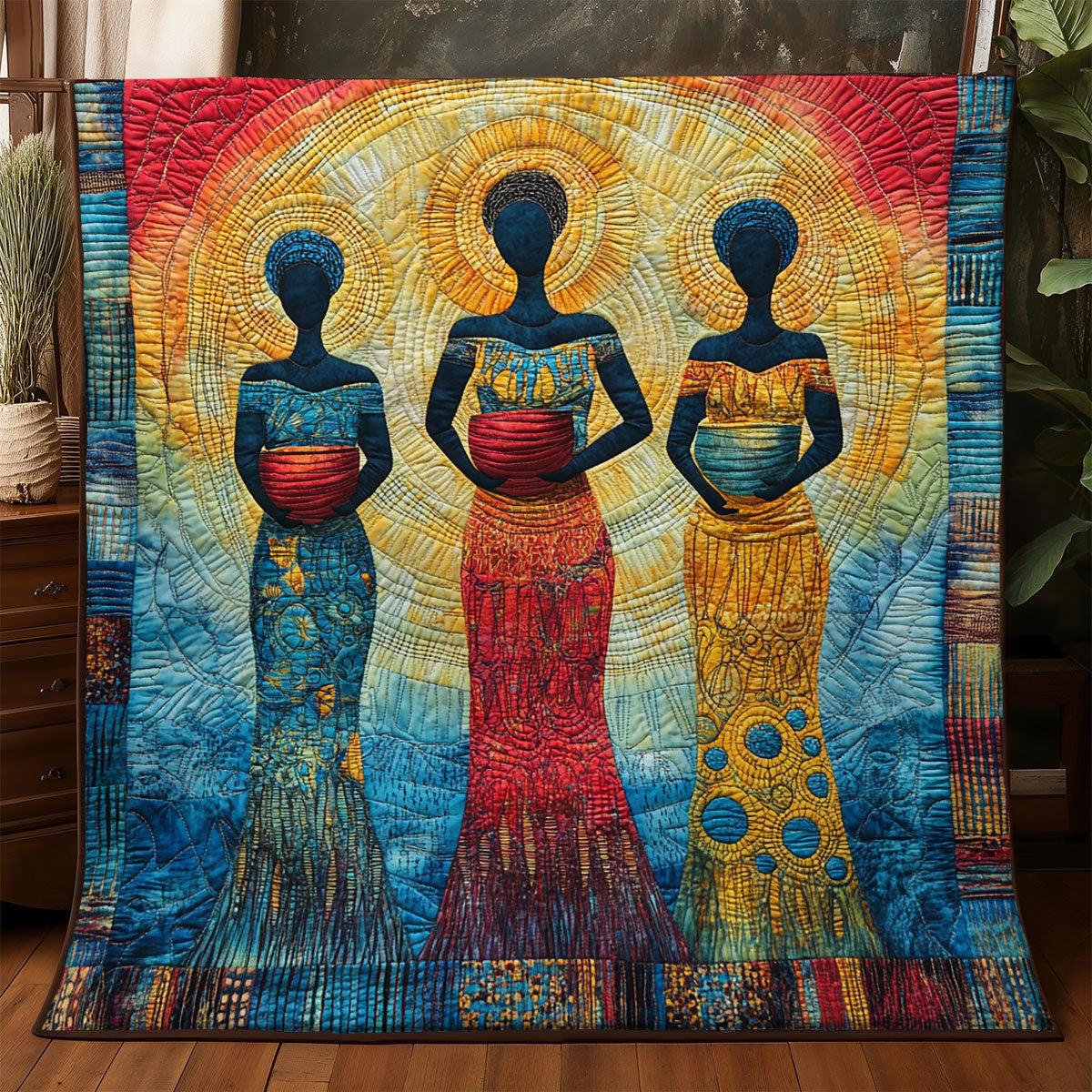 Fantasy African Woman WX0406020CL Quilt