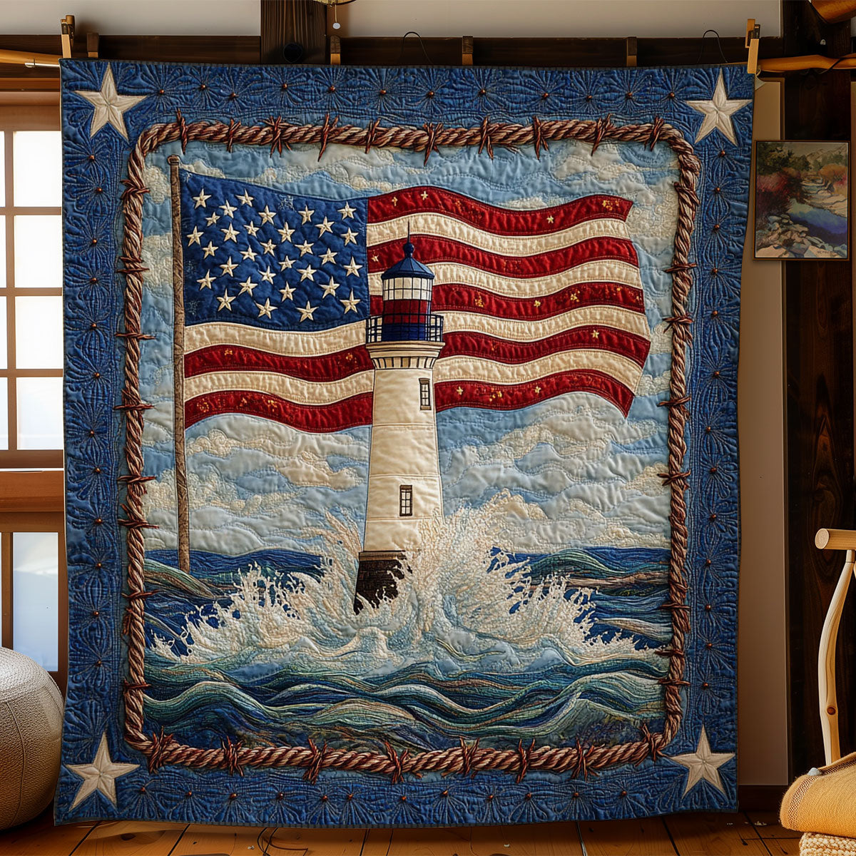 Liberty Lighthouse WN0906024CL Quilt