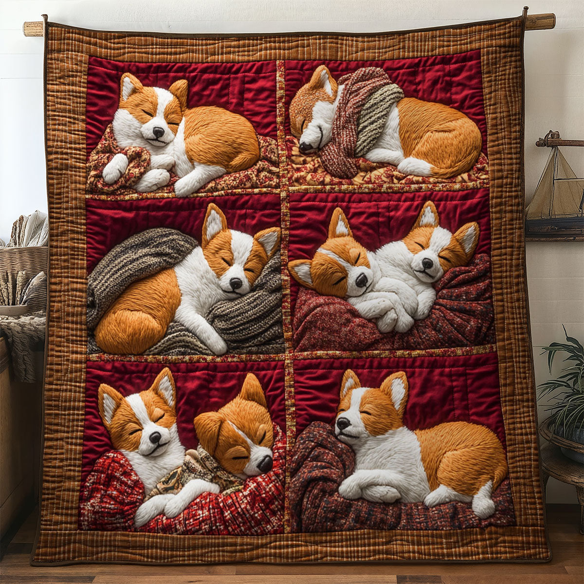 Corgi Cozy Box WN1207007CL Quilt