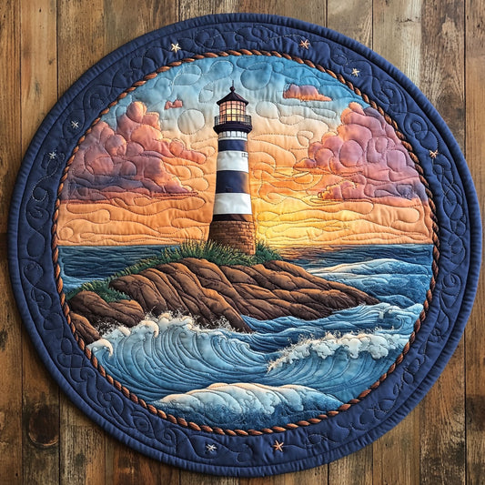 Golden Dawn CQ1206033CL Quilted Round Mat