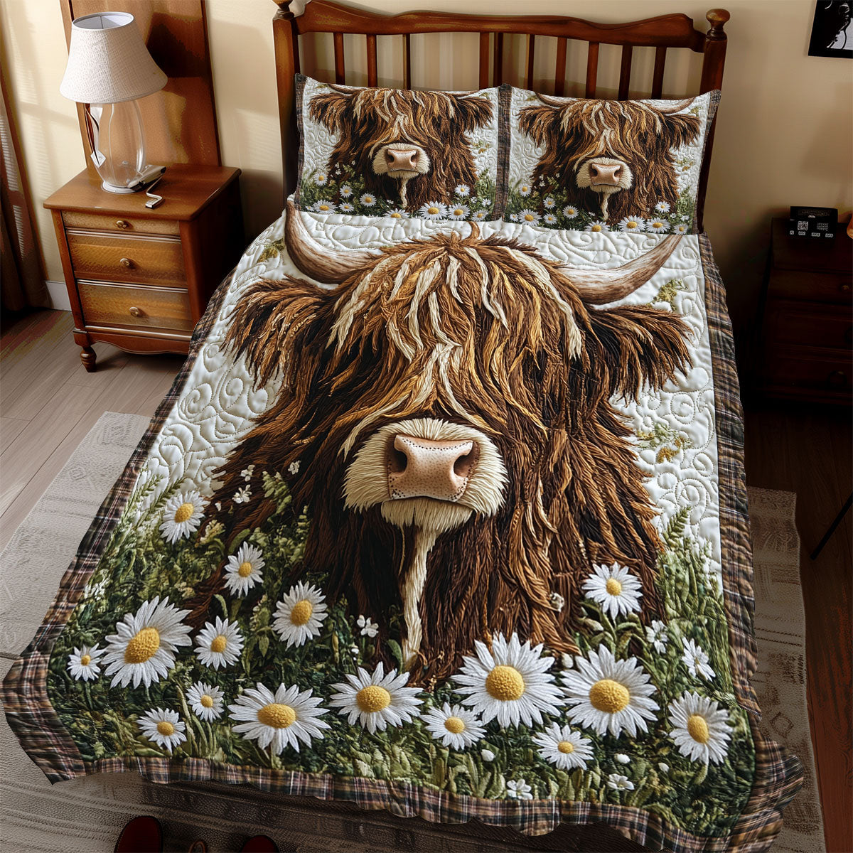 Highland Cow WX2412072CL Duvet Cover Set