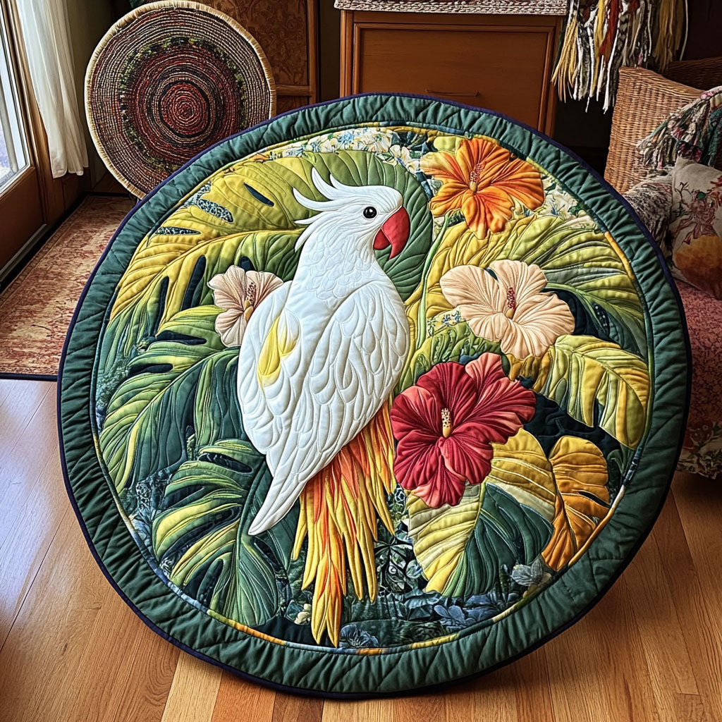 Rainforest Regent WY1408042CL Quilted Round Mat