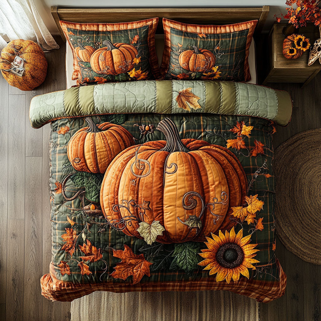 Autumn Pumpkin CW0108001CL Duvet Cover Set