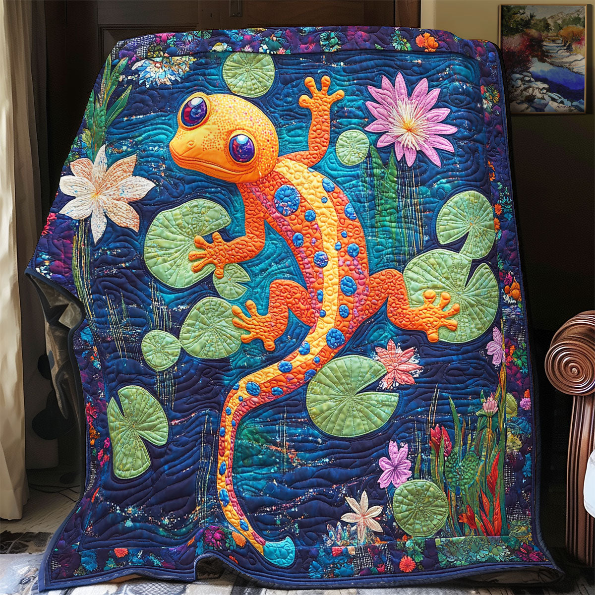 Lizzard Lotus WX0406029CL Quilt