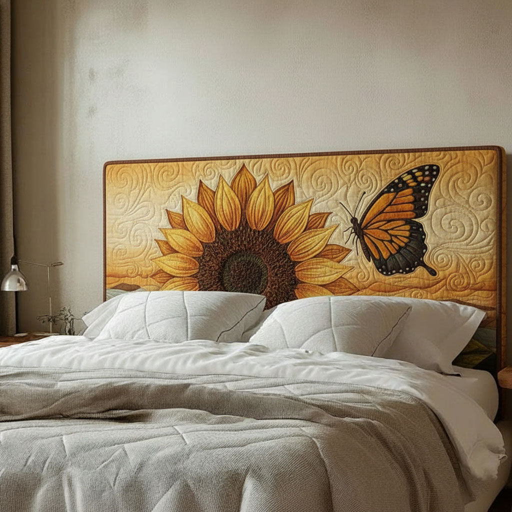 Sunflower Monarch WJ1012014CL Quilted Headboard Slipcover
