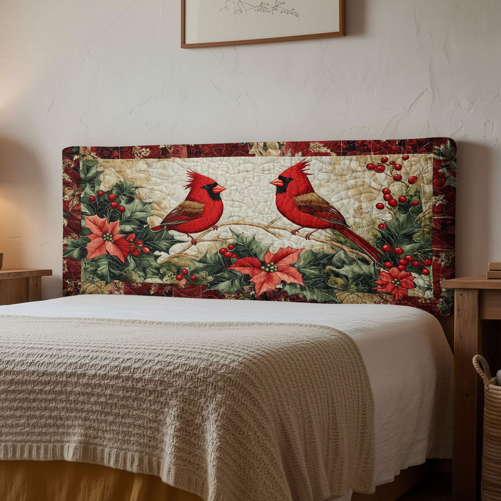 Cardinal Blooming Harmony WN1112142CL Quilted Headboard Slipcover