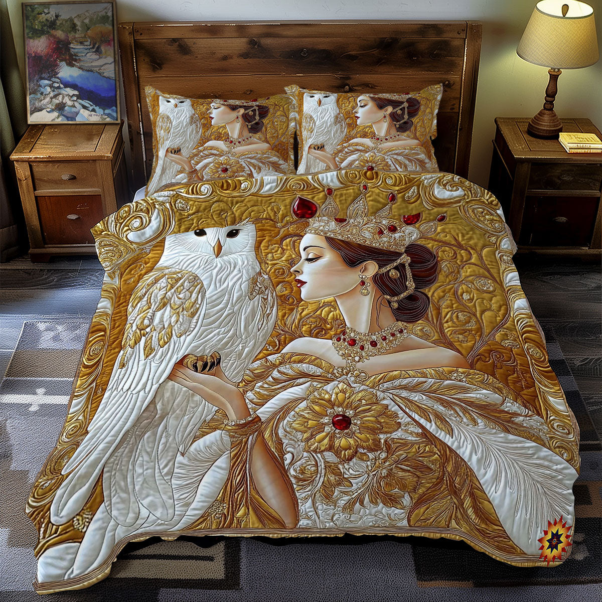 Owl And Queen WY1912014CL Duvet Cover Set