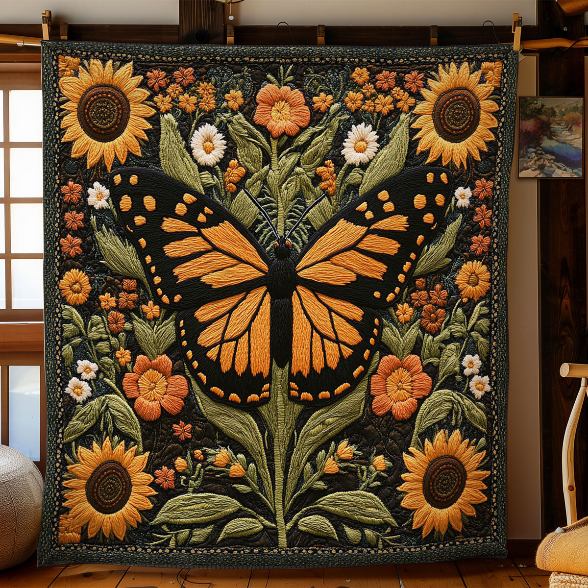 Honeyglow Butterfly WN0107044CL Quilt