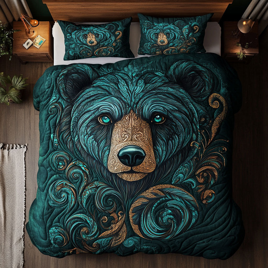 Mystic Bear Portrait WY0602027CL Duvet Cover Set