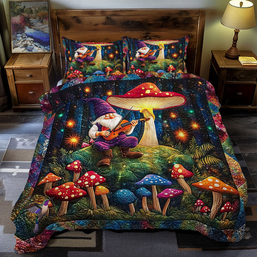 Gnome Playing Violin WY1912009CL Duvet Cover Set