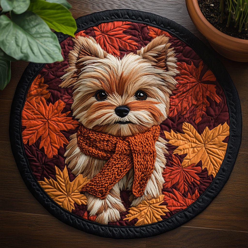 Autumn Yorkshire CW1306005CL Quilted Round Mat
