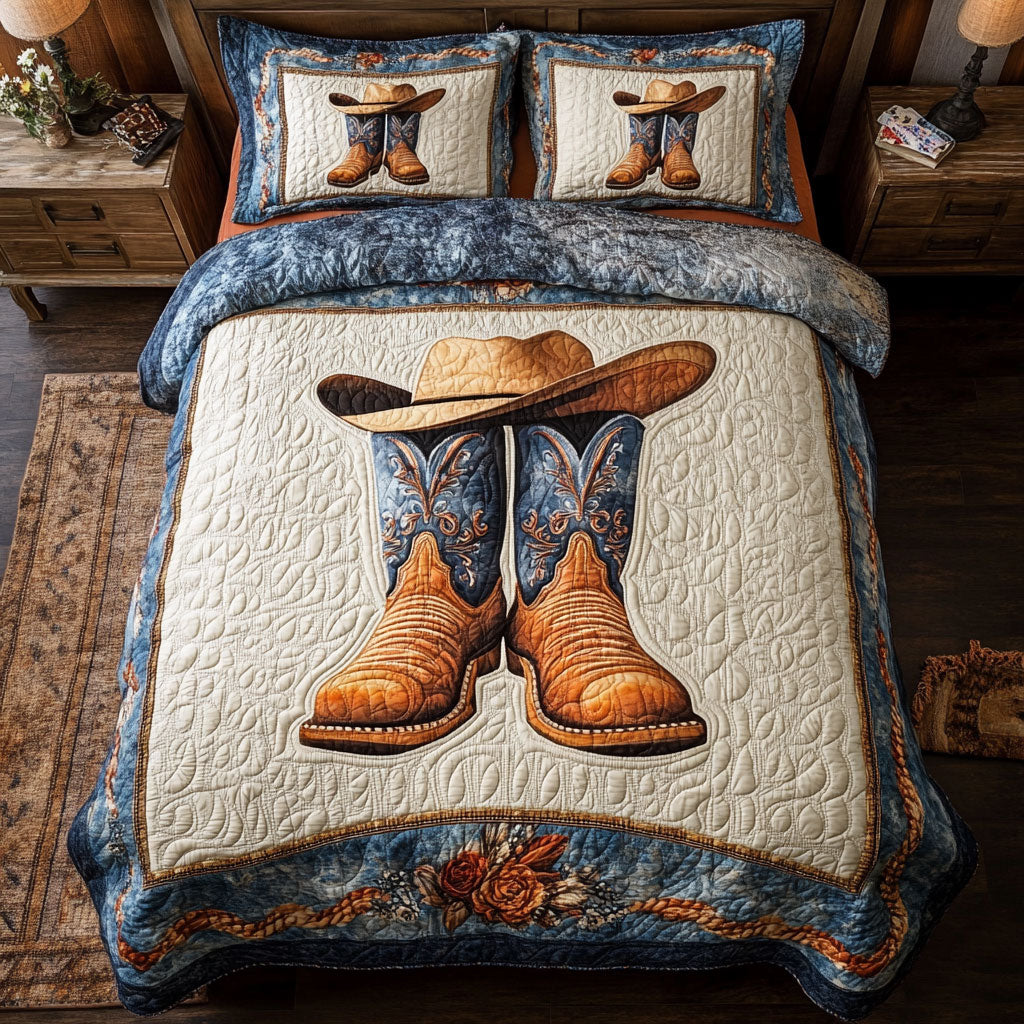 Cowboy Boots And Hat WY2101015CL Duvet Cover Set