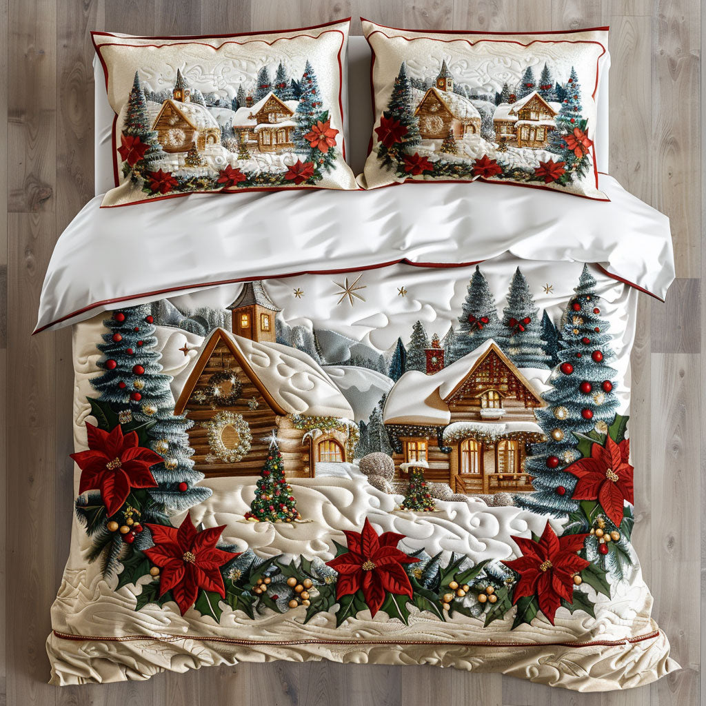 Village Christmas CW2510071CL Duvet Cover Set